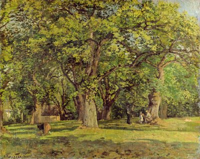 Der Wald, 1870 von Camille Jacob Pissarro